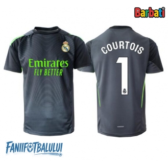 Real Madrid Thibaut Courtois #1 Portarii Tricou Fotbal Replică 2025-26 Barbati Treilea
